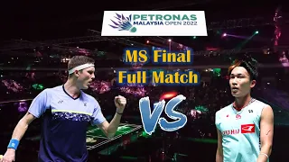 [Save Time] Viktor Axelsen vs Kento Momota - 2022 Malaysia Open Final