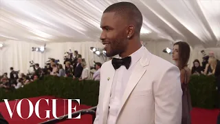 Frank Ocean at the 2014 Met Gala - The Dresses of Charles James – Vogue