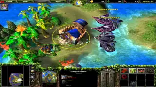 WarCraft 3 TFT Кампания Ночных эльфов, глава 2 - Таинственные острова