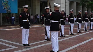 USMC Silent Drill Platoon USPTO Show (8 man)