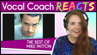 Vocal Coach reacts to The Best of Mike Patton (Faith No More) - Amazing Vocal Range!