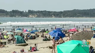 Spring Heat Wave Brings Crowds to Bay Area Beaches, Pools, Fountains