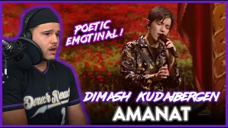 Dimash Kudaibergen Reaction AMANAT (Аманат) BEAUTIFUL! | Dereck Reacts