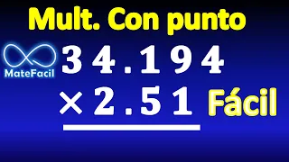 11. How to multiply numbers WITH DECIMAL POINT step by step. RESOLVED EXERCISE