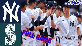 New York Yankees vs Seattle Mariners [FULL GAME] May 20, 2024 - MLB Highlights | MLB Season 2024