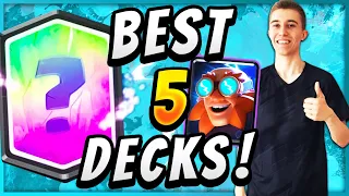 THESE ARE THE TOP 5 Decks in CLASH ROYALE! Ranking Best Decks (January 2021)!