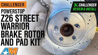 2009-2021 Challenger PowerStop Z26 Street Warrior Brake Rotor and Pad Kit Review & Install