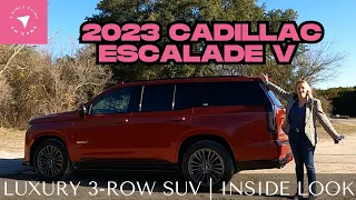 The 2023 Cadillac Escalade V Luxury 3 Row SUV: It Sounds, And Drives, As Good As It Looks