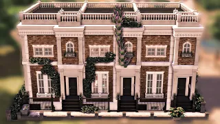 London Townhouse | No cc | The sims 4 | Stop motion Speed build | Professors House | London inspired