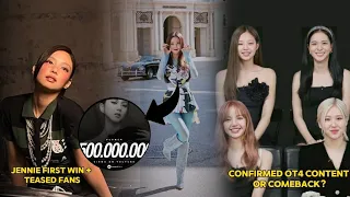 Blackpink Confirmed Ot4 Content + Comeback? Jisoo's Flower new Hit , Jennie First win + TEASED Fans