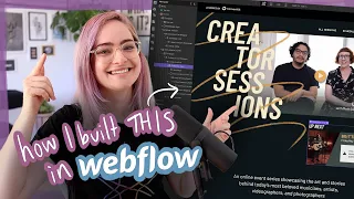 How I built this video series website in Webflow
