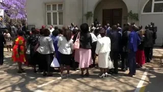 Zimbabwean opposition MPs stage parliament walkout