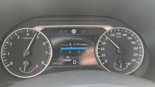 Nissan Juke 1.0 DIG-T 84kW acceleration