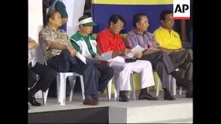 PHILIPPINES: PRESIDENT FIDEL RAMOS CAMPAIGN  RALLY