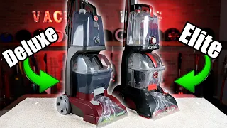 Hoover Power Scrub Deluxe VS Elite Carpet Cleaner Comparison