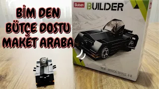 BİM DEN ALDIĞIM MAKET ARABA - SLUBAN LEGO YAPIMI