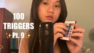 ASMR 100 TRIGGERS IN 100 SECONDS