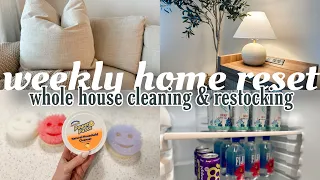 NEW! 2024 WHOLE HOUSE CLEAN WITH ME / WHOLE HOUSE RESET / MESSY HOUSE CLEANING MOTIVATION