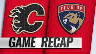 Panthers weather Flames' rally to win in SO, 3-2