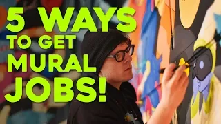 5 tips on How To Get MURAL JOBS!  | The Business of Murals Part 1