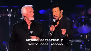 Lionel Richie _ Kenny Rogers Lady Subtitulado Español