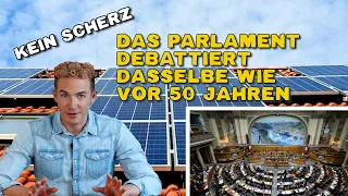 Solar-Energie: Das Parlament debattiert dasselbe wie vor 50 Jahren