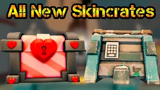 Opening all New Skincrates Roblox Tower Defense Simulator