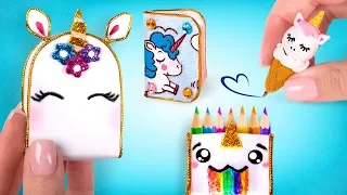 🦄Miniaturowe Przedmioty z Jednorożcem