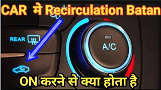 What IS CAR AC Air circulation, इसे ON करने से क्या होता है