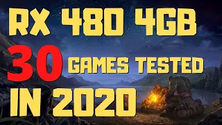 Rx 480 In 2020 Benchmark Test In 30 Games