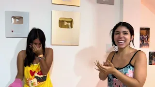 ME LLEGÓ LA PLACA DE YOUTUBE DE LOS 100,000 suscriptores 😍💖// KIMBERLY CONTREAS ( FAMILIA RECOCHA )