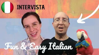 Intervista a Fun & Easy Italian @funandeasyitalian  || Podcast in italiano semplice || Episodio 100