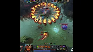 Somnus incredible double kill with 1hp #Dota2 #Shorts