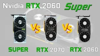 RTX 2060 Super vs RTX 2070 vs RTX 2060 Synthetic Benchmark / Gaming Comparison