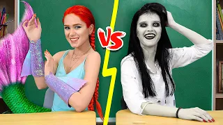 Meerjungfrau vs Zombie - 10 DIY Meerjungfrauen Schulsachen gegen Zombie Schulsachen