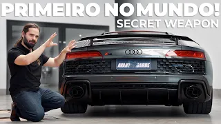 Primeiro R8 V10 com ronco F1 do Mundo! Escape Secret Weapon.