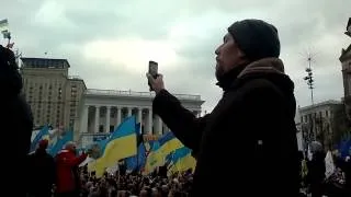 01 12 2013 Євромайдан гімн України