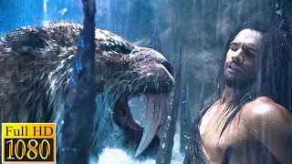 10,000 BC | The Sabre tooth Tiger Saves D'Leh & His Father CLIP