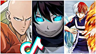 Badass Anime Moments Tiktok compilation PART4 *Reupoload* (with anime and music name)