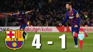 Barcelona vs Celta Vigo [4-1], La Liga 2019/20 - MATCH REVIEW