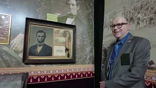 Abraham Lincoln Exhibit with Assassination Artifacts