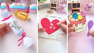 Creative Craft Ideas when you’re bored | Easy Paper Crafts | School Supplies | Valentine’s gift