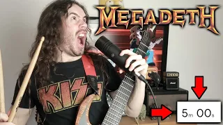 Making A MEGADETH Song In 5 Minutes (Speedrun)