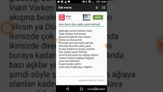 İREM DERİCİ | BAZI AŞKLAR YARIM KALMALI ( ŞARKI SÖZLERİ)