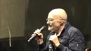 Phil Collins "Against All Odds (Take a Look at Me Now)" live Oct 8 2018 Phila PA