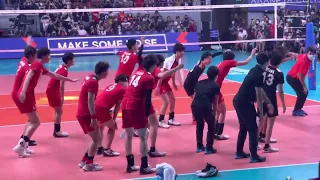 Team Japan Dancing Otso-Otso at VNL Manila 2022! #vnl #vollyeballworld