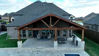 JBN Group Covered Patio Project.  Video by Flashback Photography