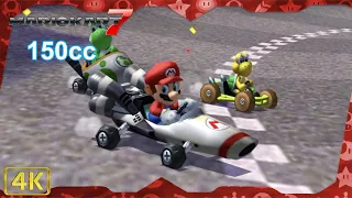 Mario Kart 7 for 3DS ⁴ᴷ Full Playthrough (All Cups 150cc, Mario gameplay)
