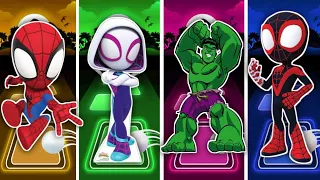 Marvel Venom Cartoon 🆚 Ironman 🆚 Spiderman🆚  Hulk🆚 Miles Morales💥💫 Who Is Stronger 💪⁉️