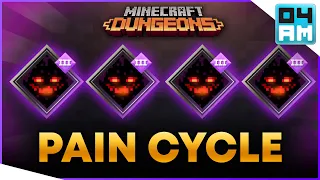 What If? QUADRUPLE PAIN CYCLE - Impossible Enchantment Combo Showcase in Minecraft Dungeons